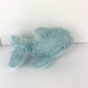 Ganz Webkinz Blue Fuzzy Blue Whale No Code
